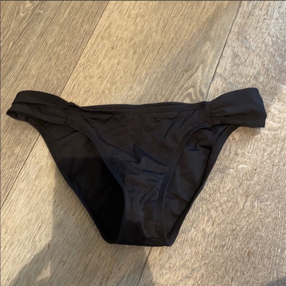 L Space Black Bikini Bottoms